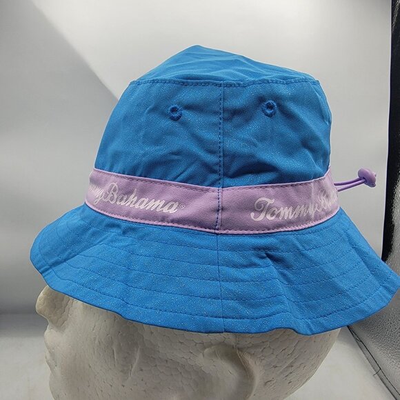 Tommy Bahama Kids Reversible Bucket Hat Sea Tropical Casual Vacation Comfort - Picture 3 of 9
